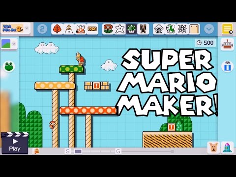 Super Mario Maker: How to create a course! - UCR0AnNR7sViH3TWMJl5jyxw