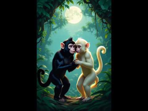 बंदर का पहला प्यार बंदरिया #song #coversong बंदर ओट बंदरिया भाग गये