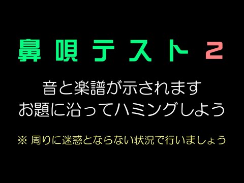 鼻唄テスト2