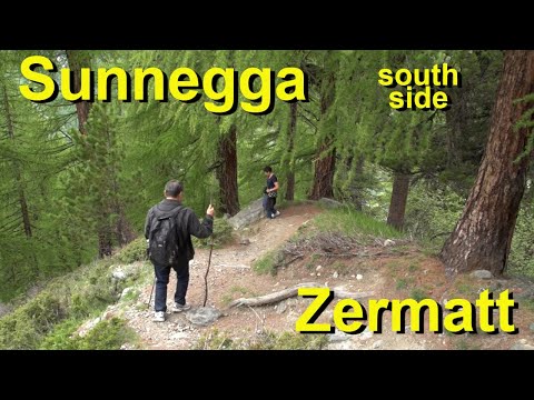 Sunnegga Zermatt hike down left side - UCvW8JzztV3k3W8tohjSNRlw