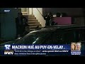 Macron démission": le président hué et insulté à la sortie de la préfecture du Puy-en-Velay