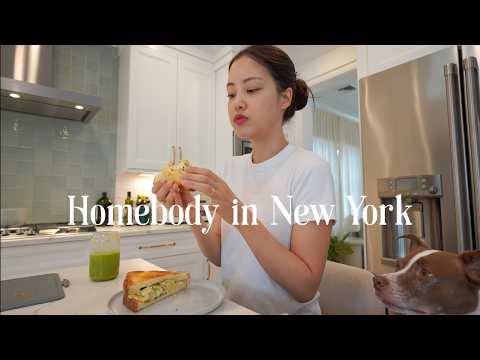 Homebody in New York | Newlyweds real morning routine *<strong>jump</strong> scare*, comfort food, <strong>home</strong> projects!