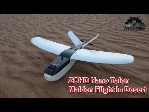 ZOHD Nano Talon V-Tail Electric RC FPV Plane Maiden Flight - UCsFctXdFnbeoKpLefdEloEQ