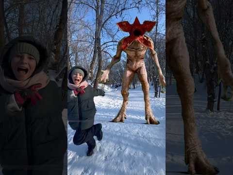 The BIGGEST Demogorgon Сняли Демогоргон на камеру #strangerthings #demogorgon #демогоргон
