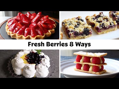 Fresh Berries 8 Ways | Strawberry Tart, Blackberry Buckle, Blueberry Shortbread & More!