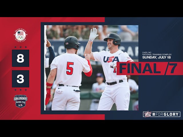 USA Collegiate Baseball Team is the Best in the World