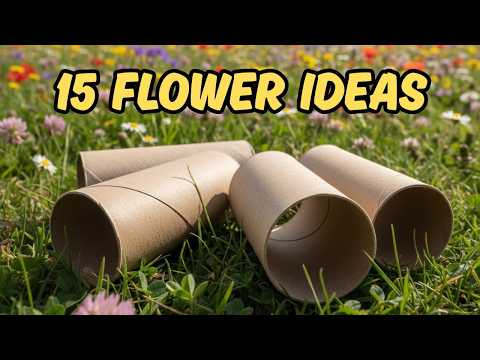 💐 I Made Amazing Flowers from Toilet Paper Rolls 💐 15 Easy DIY Ideas ♻️ Handmade Recycling Crafts