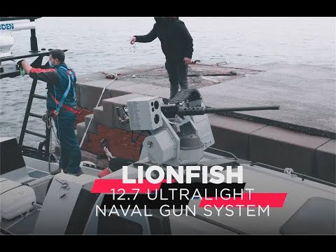 LIONFISH Leonardo family of remotely controlled small caliber naval gun systems