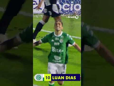 LUAN DIAS ABRE A CONTAGEM NO BRINCO DE OURO! 🔥 #serieb #futebol #guarani #brasileirao