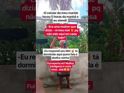 <strong>Sai</strong> ganhando na frente dela né?😂 #memes #humor #shorts #celular #mulher #piadas