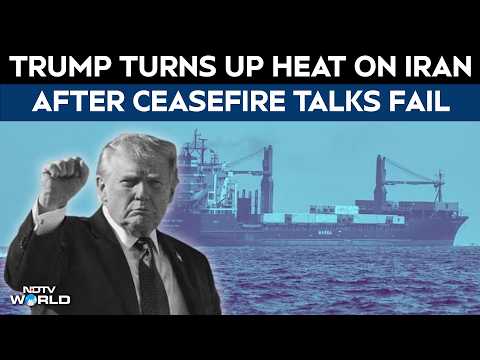 Trump Warning To Iran | "Locked And Loaded": Trump Turns Up Heat On Iran After Talks Fail In Pak