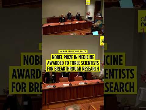 Nobel Prize in medicine awarded to three scientists for breakthrough research