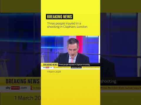 Three people injured in 'shooting' in south London