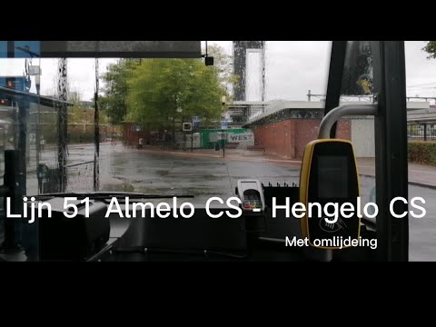stukje met: lijn 51 Almelo CS - Hengelo CS