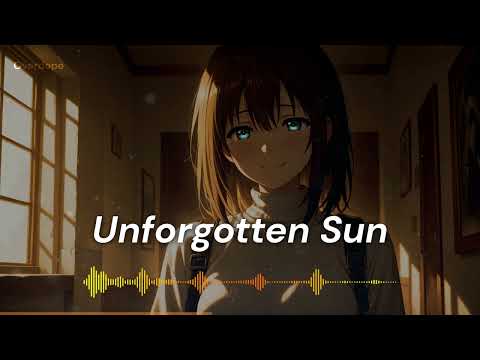 Artwork for Unforgotten Sun showing an anime-style character in the rain.