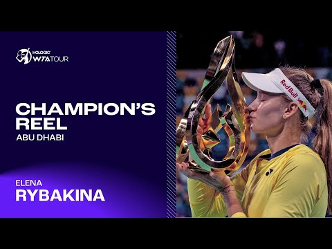 Elena Rybakina's BEST points from her Abu Dhabi title run! 🏆