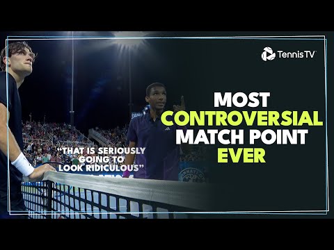 The Most CONTROVERSIAL Match Point Ever | Draper vs Auger-Aliassime Cincinnati 2024