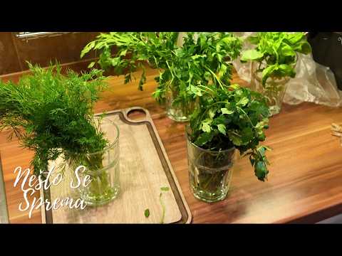 Kako pravilno čuvati začinsko bilje/Best Way to Store Fresh Herbs/Как сохранить свежую зелень