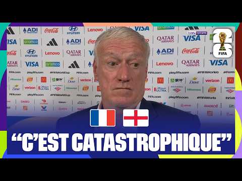 Le COUP DE GUEULE de Deschamps à la mi-temps de France - Angleterre !