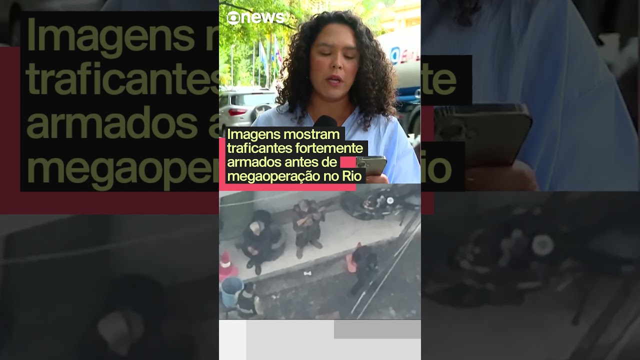 Imagens mostram traficantes fortemente armados antes de megaoperação no Rio  TV Online Imagens mostram traficantes fortemente armados antes de megaoperação no Rio