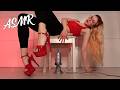 ASMR Red heels walking sounds  High heels ASMR