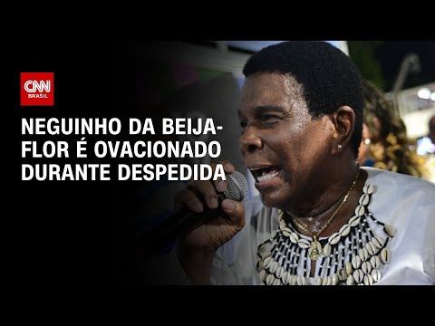 ​Neguinho da Beija-Flor é ovacionado durante despedida | CNN 360°