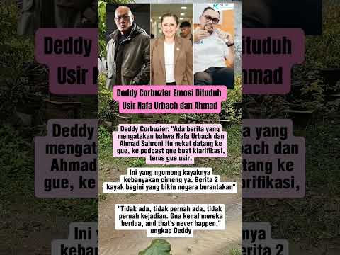 Deddy Corbuzler Emosi Dituduh Usir Nafa Urbach dan Ahmad Sahroni  #beritaartis #trendingshorts
