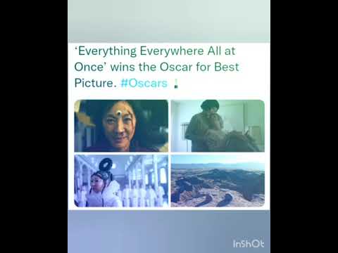 Everything Everywhere All at Once’ wins the Oscar for Best Picture. #Oscars