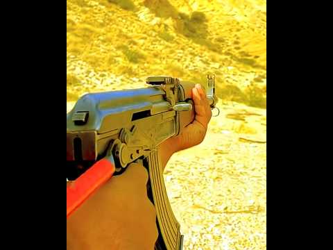 AK 47 Type 56 Rifle | Powerful Shooting Test & Sound Demo#shorts #ytshorts 🔥