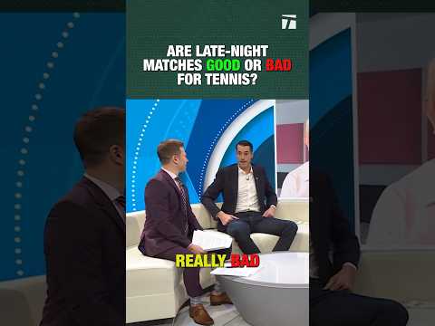 Are Late-Night Matches Bad for Tennis? ⏰ #tennis #ausopen