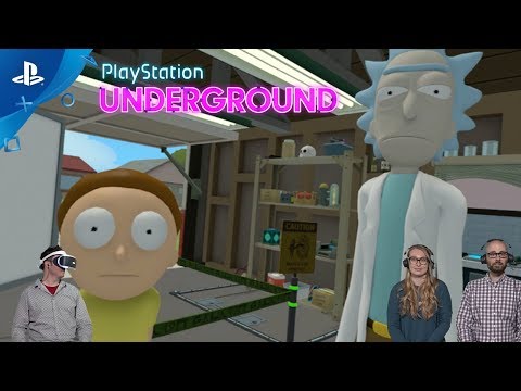 Rick and Morty: Virtual Rick-ality - Gameplay Preview! | PS Underground VR Edition