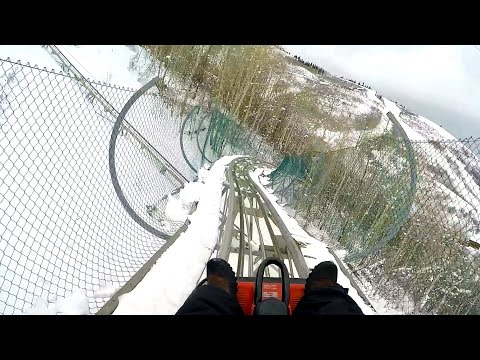 Park City Alpine Coaster POV Roller Coaster in the SNOW Utah Ski Resort 60fps - UCT-LpxQVr4JlrC_mYwJGJ3Q