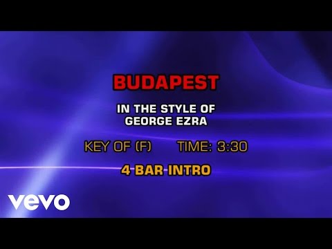 George Ezra - Budapest (Karaoke Smash Hits Vol. 1) - UCQHthJbbEt6osR39NsST13g