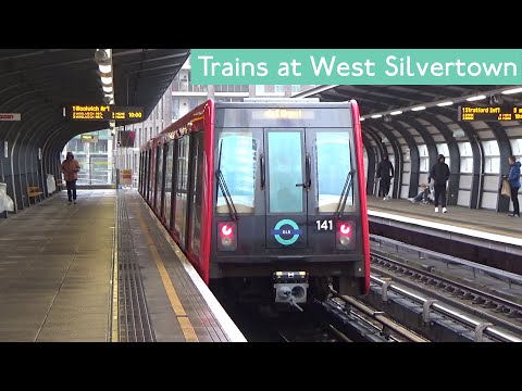 DLR: Trains at West Silvertown