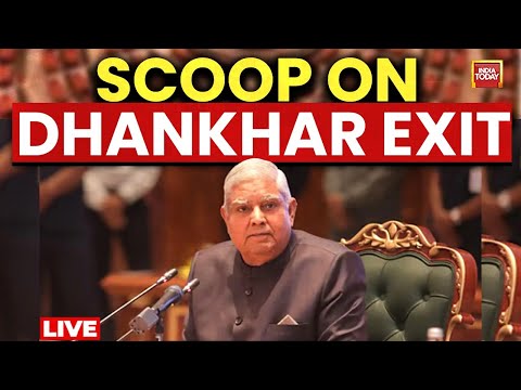 VP Dhankhar's Resignation Live Updates: Big Scoop on Dhankhar Resignation | Parliament Session Live