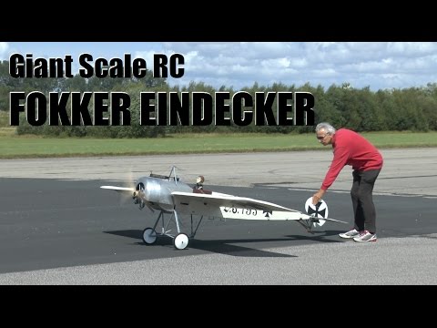 GIANT SCALE RC FOKKER EINDECKER (Articulated pilot): ELVINGTON LMA SHOW 2014 - UChL7uuTTz_qcgDmeVg-dxiQ