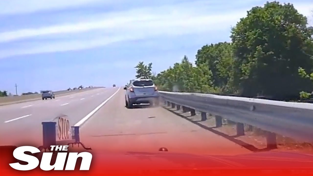 Moment 10-Year-Old leads police on car chase through Michigan