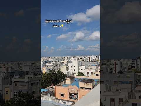 . 🌤️ Beautiful Hyderabad City View Today | Morning to Evening Scenes