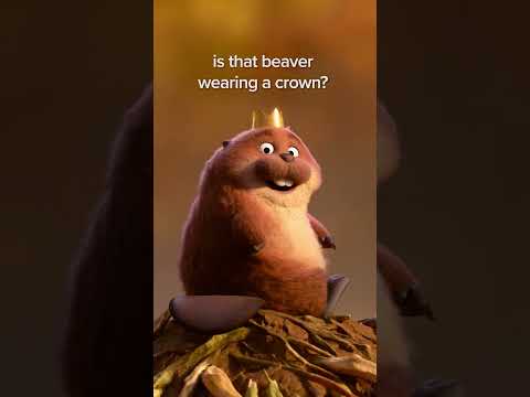 Is that a beaver wearing a crown? 👑 | Hoppers @DisneyClubUK