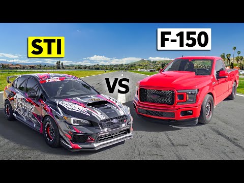 Subaru STI vs. Ford F-150: Clash of Automotive Titans