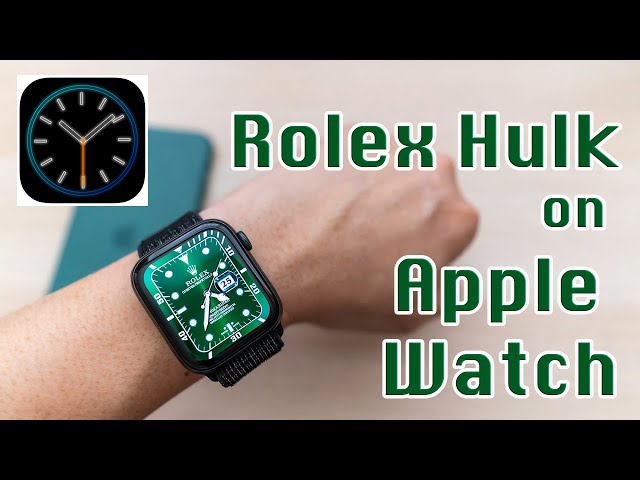 How To Make Rolex Face For Apple Watch