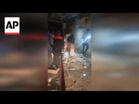 イラン赤新月社、米軍空爆を受けたとされる住宅の動画を公開