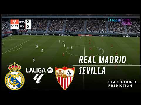 Real Madrid vs Sevilla LALIGA 26/27 ✅ | <strong>Partido</strong> completo Simulación/Predicción