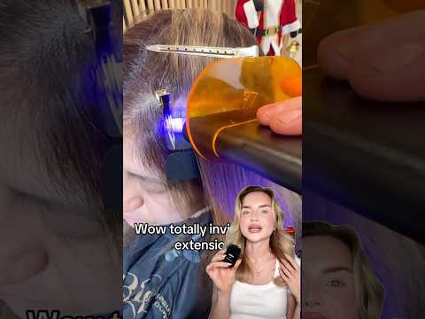 НАРАЩИВАЮТ ВОЛОСЫ ФОНАРИКОМ🫣❌#hairextensions #led #hairstyle #aliexpress #наращиваниеволос #маска