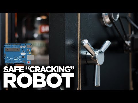 Liquor Cabinet with SAFE "CRACKING" ROBOT!
