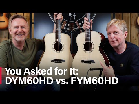 Dreadnought or OM? Yairi DYM60HD vs. FYM60HD