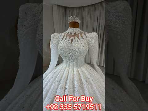 White Wedding WOW: Handmade Crystals + Perfect Lace – Queen Fashion's 2025 Bestseller 😘 #shortsfeed