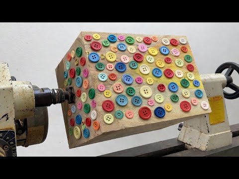 Amazing Woodturning Crazy - Ideas Good And Skill Good - Technique For Sewing Wooden Clothes On Lathe