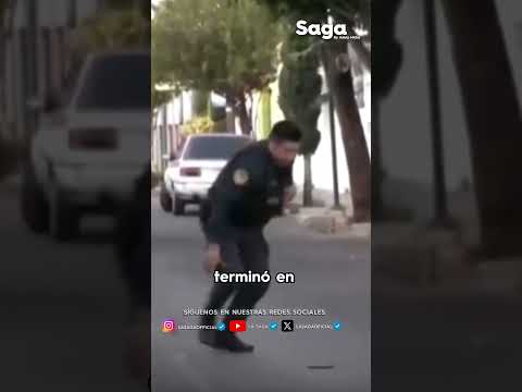 ¡PAPELÓN POLICIAL!: Agente CAE de patrulla en OPERATIVO por doble homicidio en CDMX
