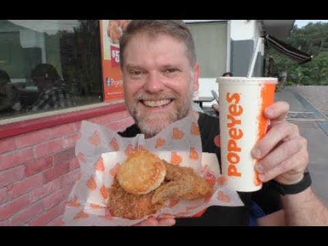 Popeyes Chicken Food Review - First Taste! Greg's Kitchen in Singapore - UCGXHiIMcPZ9IQNwmJOv12dQ